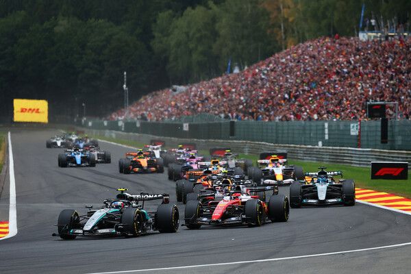 2026 F1 제10전 벨기에 그랑프리 스타트 장면. 사진=메르세데스 F1