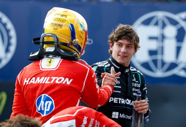 안드레아 키미 안토넬리가 2026 F1 제9전 영국 GP&nbsp;스프린트에서 우승했다. 사진=메르세데스 F1