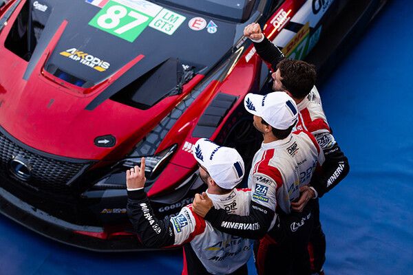 지난해 상파울루에서 우승한 아코디스 ASP 팀의 렉서스 RC F. 사진=FIA WEC