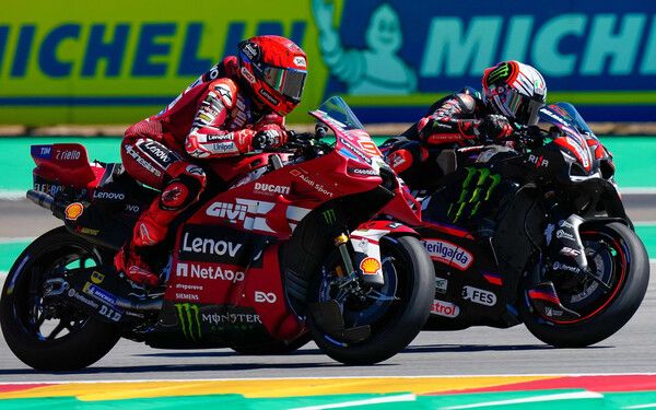 마르크 마르케즈와 마르코 베체키의 경쟁. 사진=motogp.com