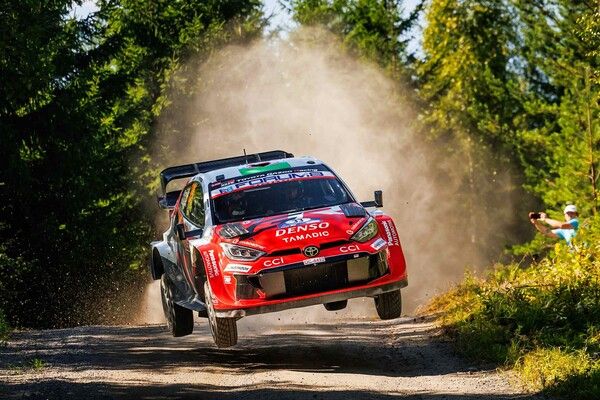 2026 FIA WRC 챔피언십 리더 엘핀 에반스의 경기 장면. 사진=WRC