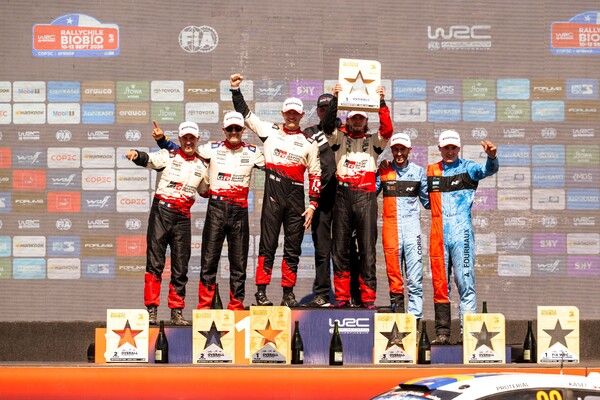 2026 WRC 칠레 랠리 포디엄. 사진=한국타이어