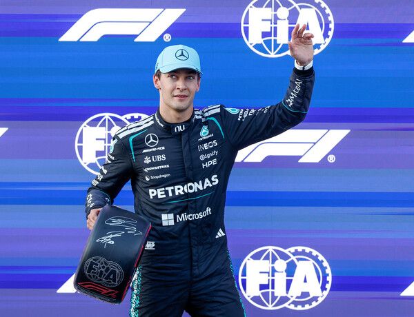 2026 F1 제15전 아제르바이잔 그랑프리에서 폴포지션을 차지한 조지 러셀. 사진=메르세데스 F1