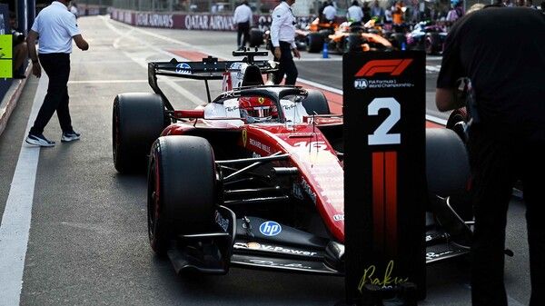 2026 F1 제15전 아제르바이잔 그랑프리에서 2위를 한 샤를 르클레르. 사진=페라리