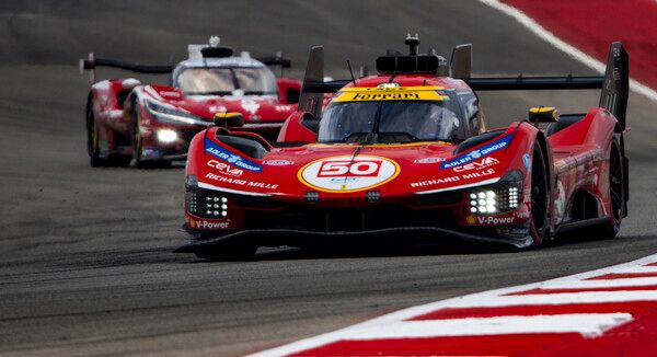 페라리가 COTA에서 막판까지 우승을 이끌던 토요타의 리타이어를 놓치지 않고 2026 FIA WEC 시즌 첫 승을 완성했다. 사진=FIA WEC