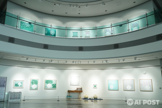 2024 오룡아트홀 제1회 초대전 '다시 꽃이 온다' 전경. (사진=지스트)