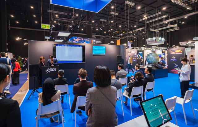 일본 우주항공연구개발기구 부스. (사진=지식인미나니)