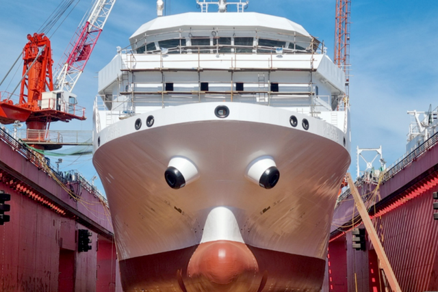 K-GTB 플로팅독 상가. (사진=선박해양플랜트연구소)