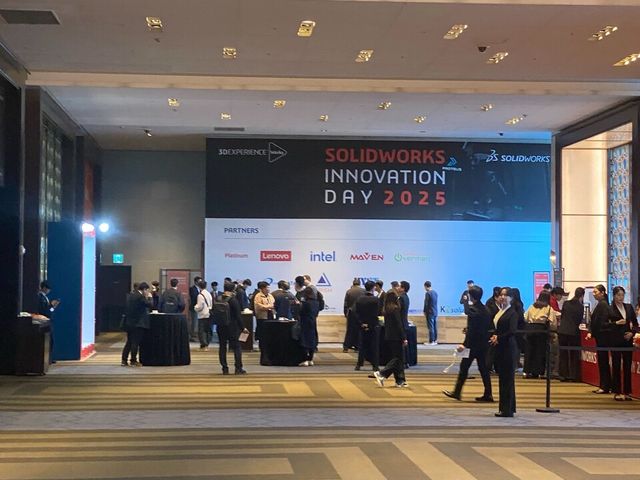 ‘솔리드웍스 이노베이션 데이 2025’ 컨퍼런스 전경. (사진=씨이랩)