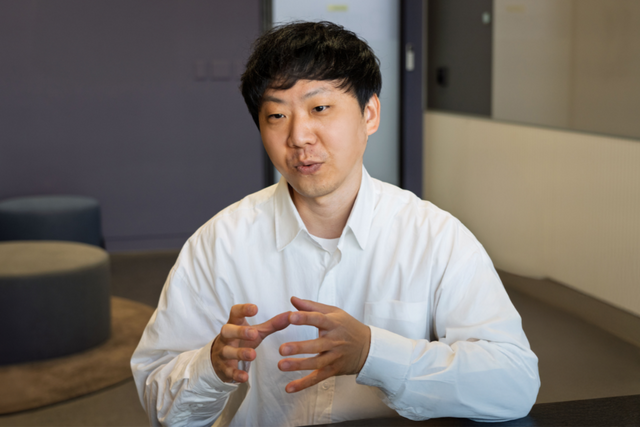 오찬호 미피아 대표가 ‘미피아(MIPPIA)’ 플랫폼을 소개하고 있다. (사진=미피아)