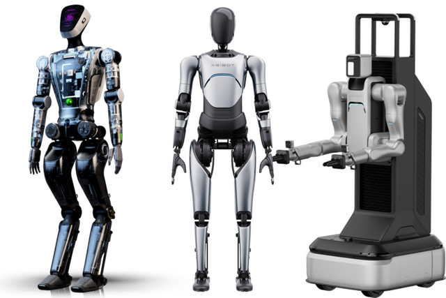 중국 AI 로봇 스타트업인 즈위안로봇이 개발한 로봇 라인업. (사진=즈위안로봇)
