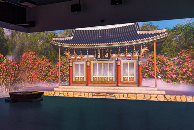 2023년 전남 문화산업콘텐츠개발지원사업을 통해 개발된 강진 다산박물관 내 실감콘텐츠. (사진=전남정보문화산업진흥원)