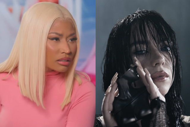 (사진=니키 미나즈·빌리 아일리시 X)