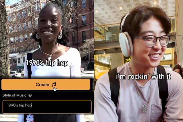 수노의 AI 모델로 음악을 만들고, 체험해 보는 모습. (사진=수노 인스타그램)