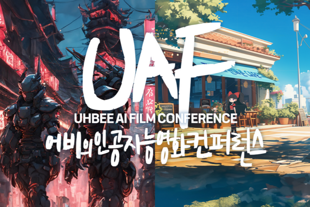 국내 최초 인공지능 영화 컨퍼런스인 UAF(Ultimate AI Film conference) 포스터. (사진=주식회사 어비)