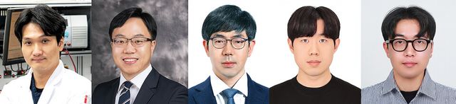 왼쪽부터 엄광섭 교수(GIST), 이주형 교수(GIST), 이정태 교수(경희대), 권준화 박사, 소순성 박사. (사진=GIST)