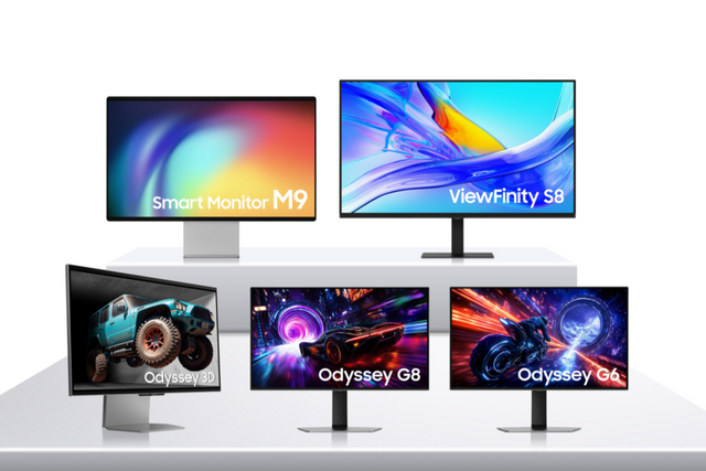 삼성전자 2025년형 모니터 신제품 5종 제품. (사진=삼성전자)