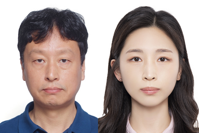 왼쪽부터 화학과 김정욱 교수, 이은주 박사과정 학생. (사진=지스트)