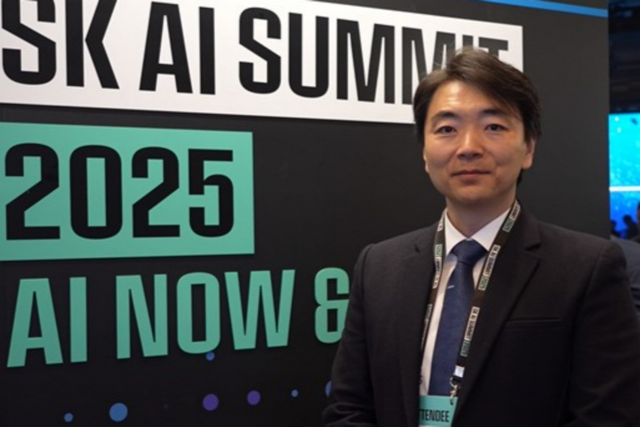 AIEEV 박세진 대표가 ‘SK AI SUMMIT’에 참석했다. (사진=에이아이브)