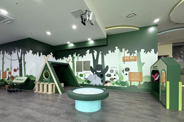 숲속 캠프 전경. (사진=국립광주과학관)