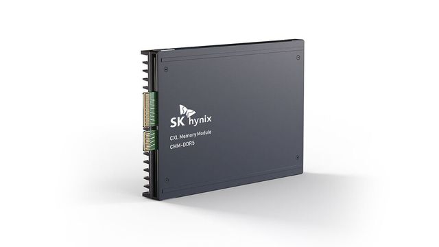 CXL 2.0 기반 D램 설루션 제품 CMM(CXL Memory Module)-DDR5 96GB. (사진=SK하이닉스)