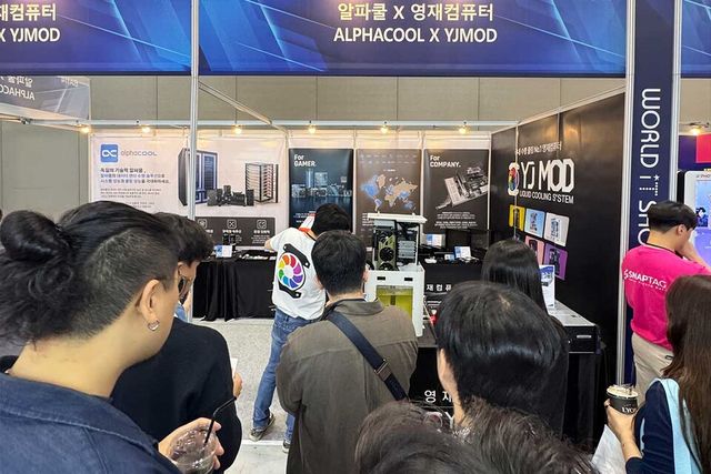 영재컴퓨터 ‘WIS 2025’ 이멀전 쿨링 데모 부스 현장. (사진=영재컴퓨터)