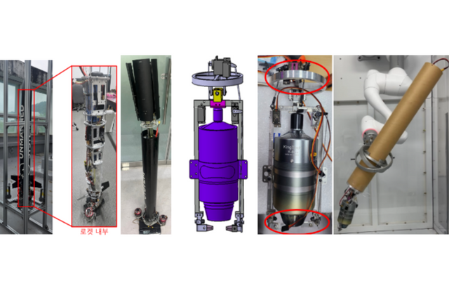 실내&nbsp;로켓&nbsp;호버링&nbsp;실험. (사진=언맨드시스템)