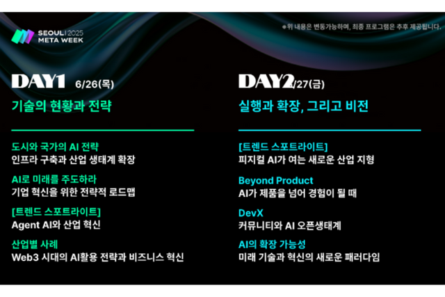 서울메타위크 2025