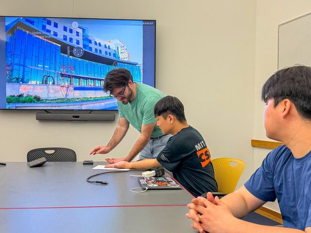 GIST·MIT 공동 워크숍 기술 교류. (사진=지스트)