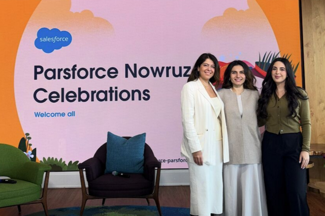 샐리 노루지 세일즈포스 글로벌 AI 전략팀 책임 매니저(왼쪽). (사진=세일즈포스)