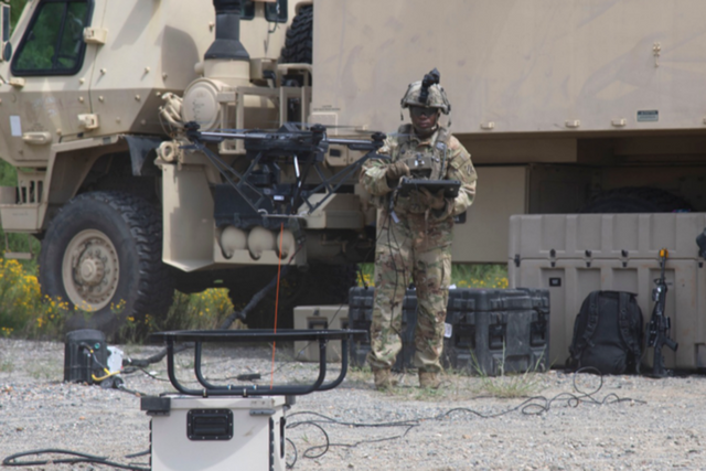 Hoverfly 테더드론. (사진=케이알엠)