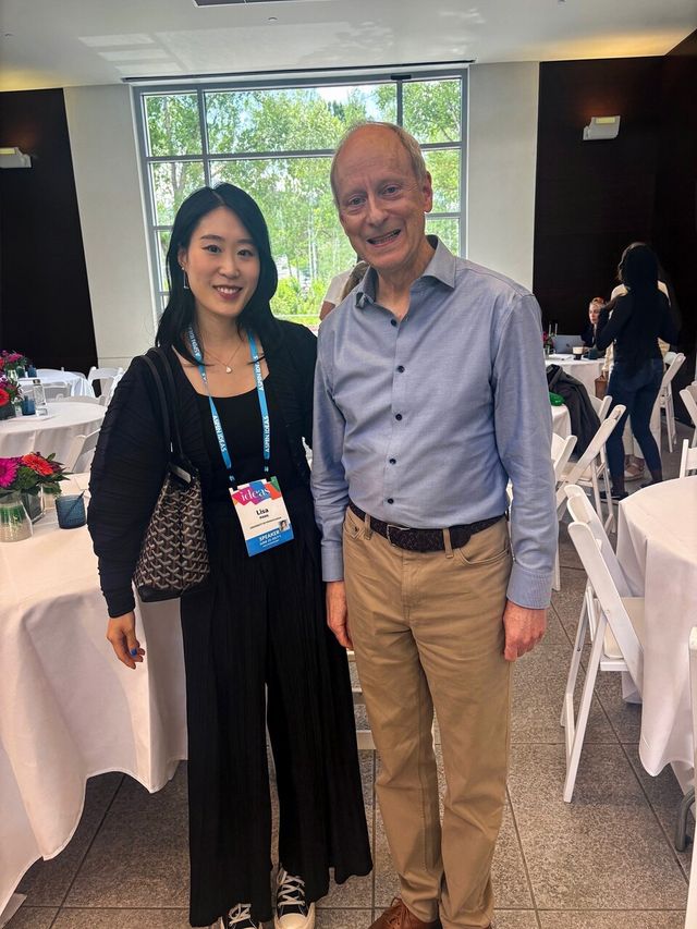 리사박 교수와 마이클 샌델 교수. (사진=Lisa Park, Aspen Institute)