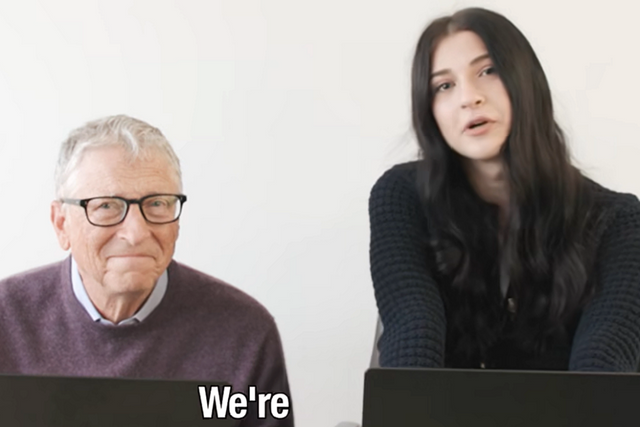 빌 게이츠 MS 창립자와 피비 게이츠. (사진=링크드인)