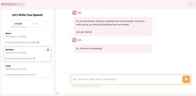 브라이드메이드 포 하이어가 개발한 AI 도구. (사진=브라이드메이드 포 하이어)