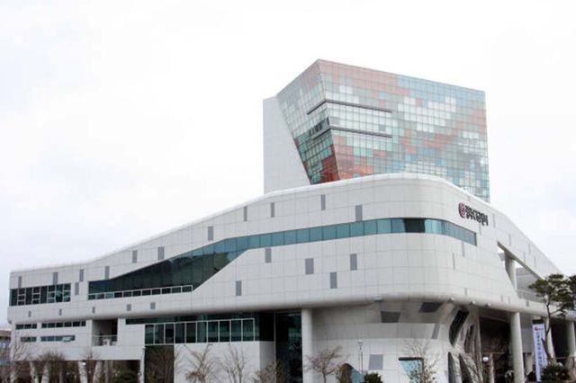 광주정보문화산업진흥원이 입주해 있는 CGI센터 전경.