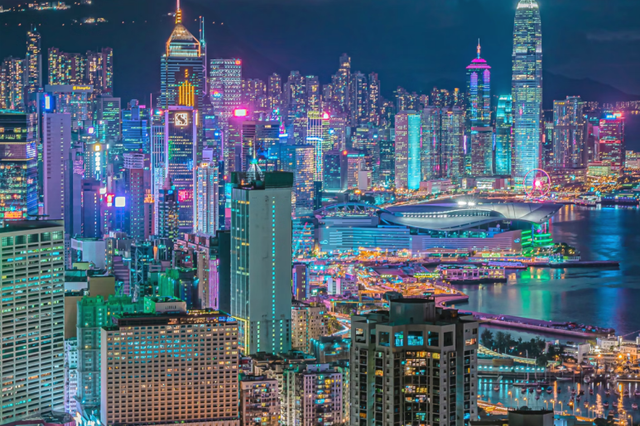 홍콩 야경. (사진=Unsplash)