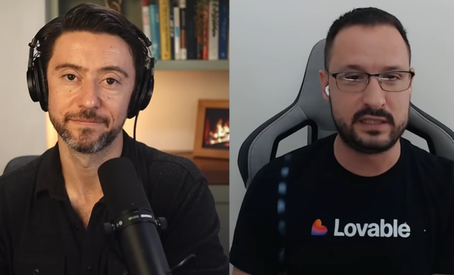 라자르 요바노비치 러버블 엔지니어(오른쪽). (사진=레니의 팟캐스트)