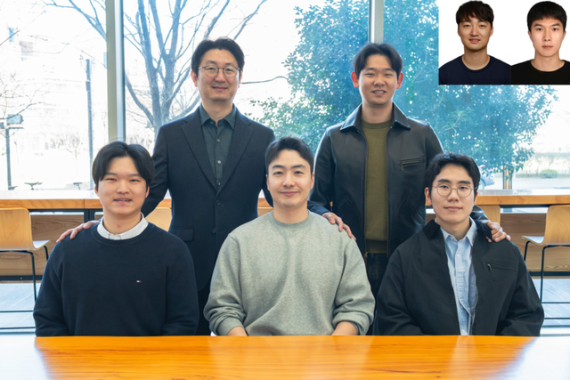 이성주 박사, 이규빈 교수, 이건협·노상준 박사과정생, 김강민 석·박통합과정생, 백승혁 선임연구원(한국기계연구원), 이영진 석사과정생. (사진=지스트)