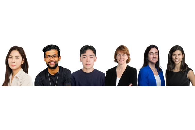 왼쪽부터 강지연 교수, Souvik Poddar 박사과정생, 박재형 학부연구생, Jeanne Langan 교수, Lora Cavuoto 교수, Eleonora M. Botta 교수. (사진=지스트)