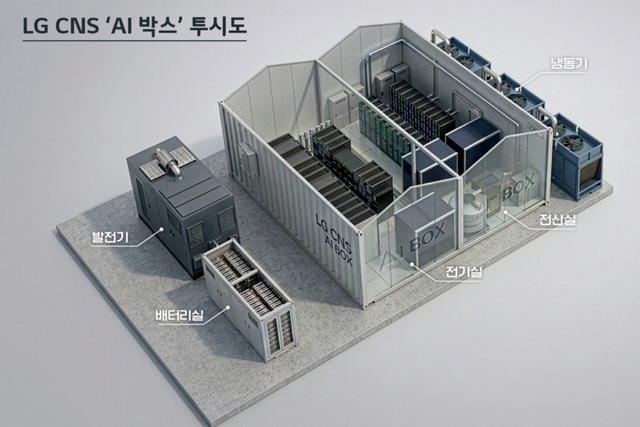 LG CNS AI 박스 투시도. (사진=LG CNS)