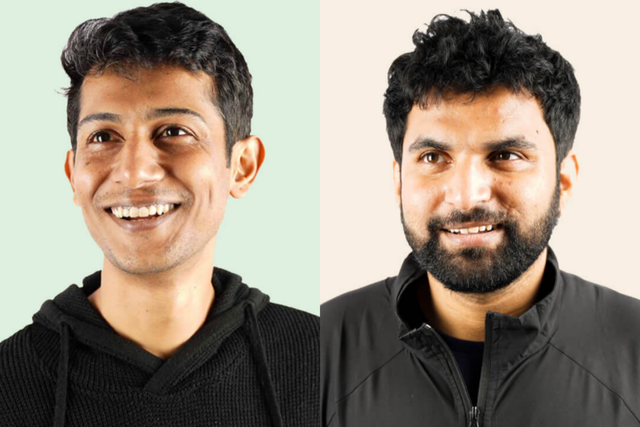 수밋 샤 CEO와 수바시 초우다리 공동 창업자 겸 최고기술책임자. (사진=두칸)