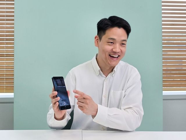 갤럭시 S26 울트라 출시 소감을 말하고 있는 민준성 프로. (사진=삼성전자)