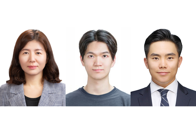 왼쪽부터 GIST AI학과 이현주 교수, 정민재 석사과정생, 전기전자컴퓨터공학과 박세진 박사. (사진=지스트)