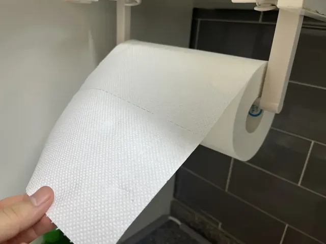 다이소-키친타올-걸이-사용감