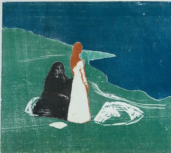 그림출처=To kvinner på stranden - Munch, Edvard — Google Arts & Culture