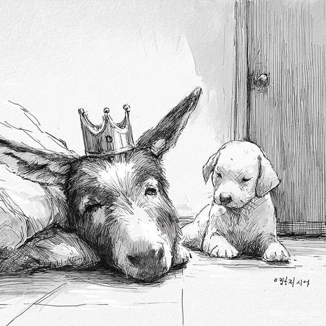 패러디 삽화=최로엡 화백