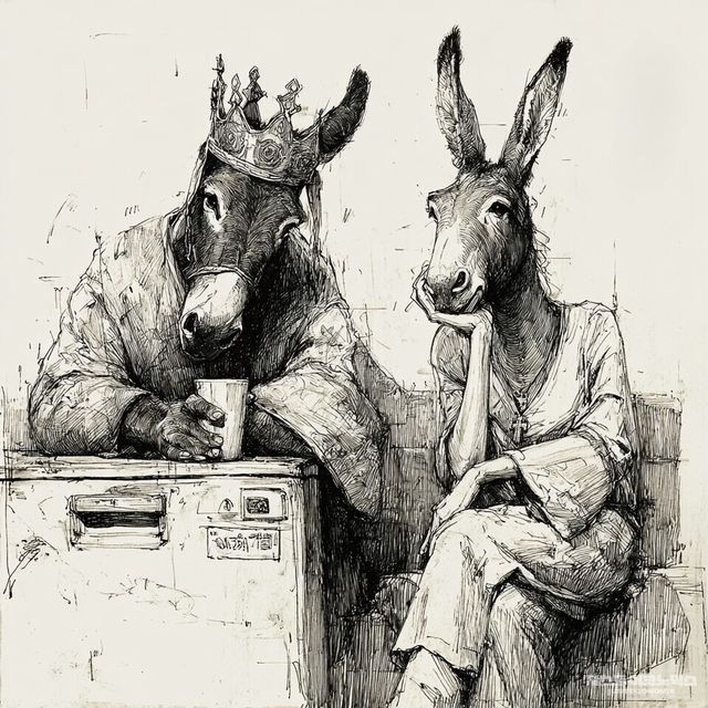 패러디 삽화=최로엡 화백