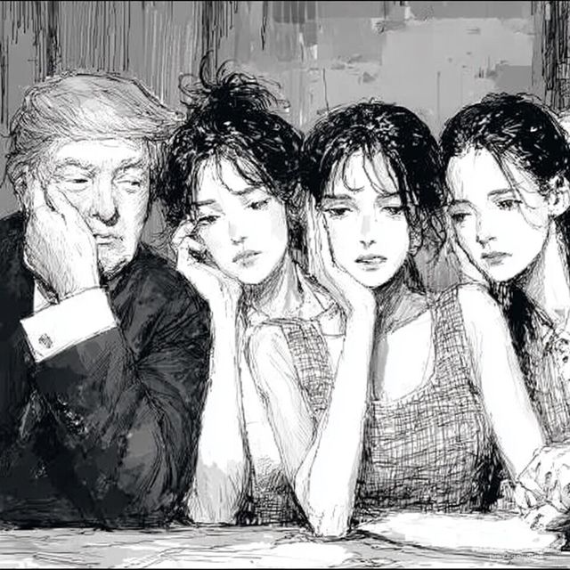 패러디 삽화=최로엡 화백