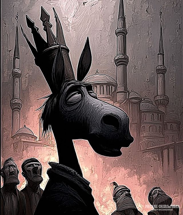 패러디 삽화=최로엡 화백