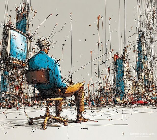 패러디 삽화=최로엡 화백